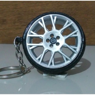 chaveiro de roda saveiro cross g6, miniatura c/pneu (1)