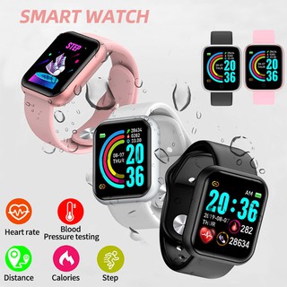 Smartwatch relógio inteligente y68 watch digital feminino esporte (1)