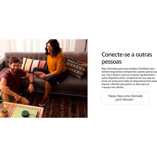 Alexa Echo Dot Amazon 3° Geração Português Original Lacrada Assistente Virtual (8)