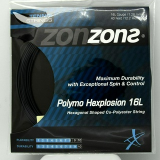 Kit C/2 Sets de Corda ZONS Polymo Hexplosion Spin & Controle