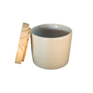Pote de porcelana multiuso, porta algodão e cotonete bebês ( cod. P) (3)