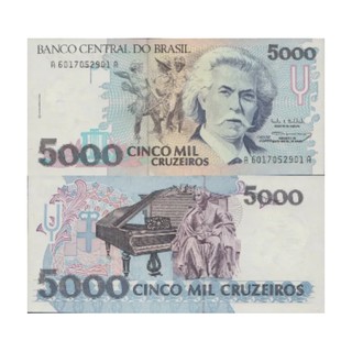 Cedula C 221 5000 Cruzeiros 1993 - Fe