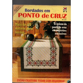 Kit 4 Revista Bordados Em Ponto De Cruz - Nº 09, 13, 20, 23