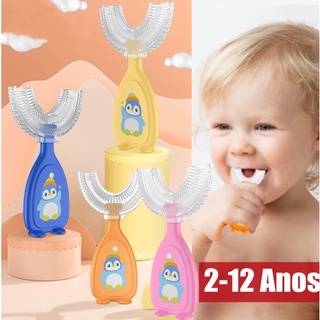 Escova De Dentes Infantil Em Formato U 2-12 Anos de idade