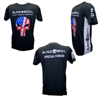 Camisa Camiseta Dry Black Skull Jiu Jitsu Muay Thai Boxe Luta Treino Academia (2)