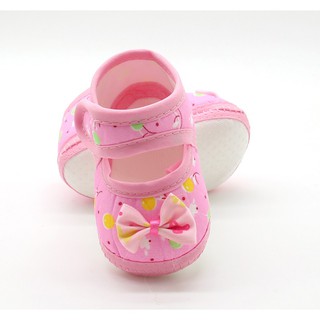 Sapato Infantil Feminino De Algodão Com Laço E Sola Flexível (6)