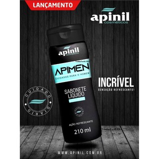 Kit com 15 sabonete intimo liquido feminino/masculino Apinil 210ml (4)