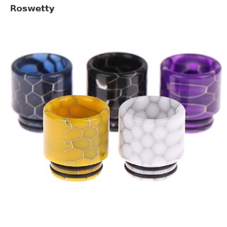 Roswetty Wide Spiral Drip Tip Mouth Piece Anti Spit-Back Drip Tip 810 Cigarette Holder BR