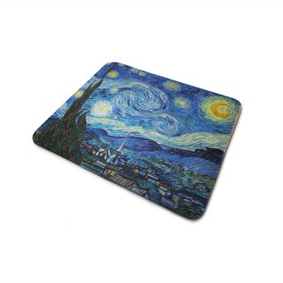 Mouse Pad Pintura Van Gogh Noite Estrelada