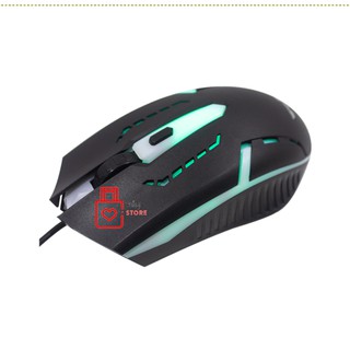 Mouse Com Fio Gamer RGB USB Weibo Mouse Gamer