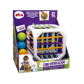 Jogo Infantil Cubo Entrelaçado - Brinquedo Educativo Elka