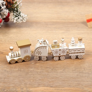 Jóias de Natal de madeira (relógios, enfeites de fogo) (brinquedos de trem de Natal) (9)