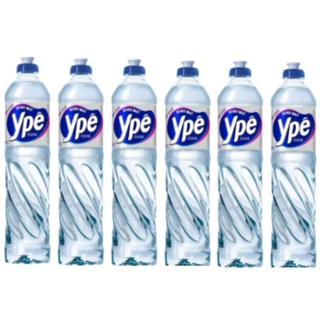 Detergente neutro Ypê Clear 500ml - Kit com 6 unidades