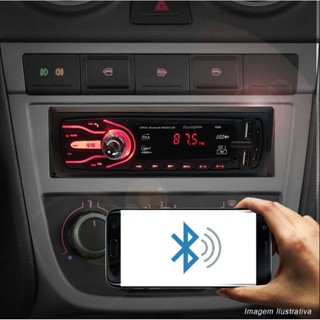 Auto Rádio Automotivo Bluetooth Mp3 Player Som Carro - First Option (4)
