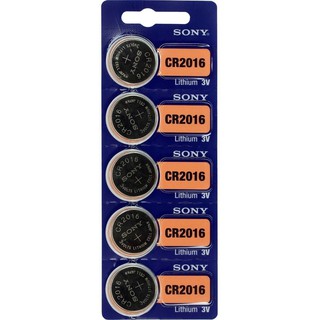 Cartela Bateria Sony Cr2016 Lithium 3v 5 unidades