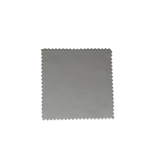 Flanela Mágica Limpa Prata Polimento 8 cm x 8 cm cinza