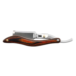 Vip Folding Shaver Holder Replaceable Blade Wooden Handle Manual Oil Head Razor Vintage Classic Hairdressing Knife (9)