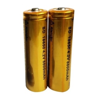 2 Baterias Recarregável 4.2v 18650 9800mAh Lanterna Tática Qualidade