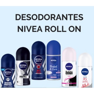 Desodorante Deo Nivea Roll-On Antitranspirante Sem Álcool com 50ml