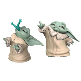 Star Wars The Mandalorian Baby Yoda Froggy Snack Force Moment Toys 2pack