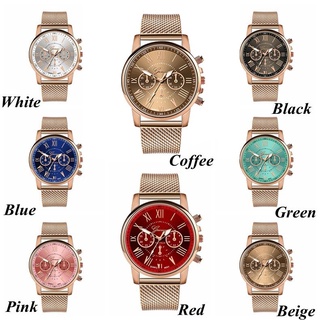 relógio de pulso mostrador de aço inoxidável pulseira de couro de quartzo esportivo de luxo/militar (2)