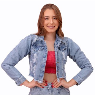 Jaqueta jeans feminina premio casaco manga longa lancamento 2021 (2)