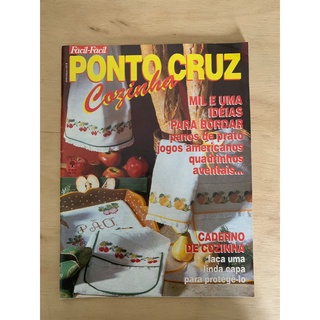 Revista Manequim Ponto Cruz 02 Panos de Prato Aventais 936L