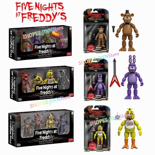 JINN FNAF FIVE NIGHTS AT FREDDY'S Figuras Destacáveis BONNIE FOXY CHICA Urso Modelo Boneca Brinquedos Para As Crianças Presentes