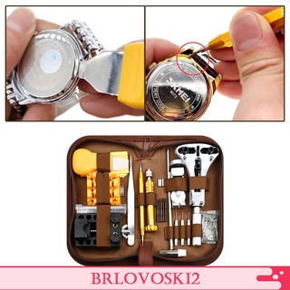 (Brlovoski2) Assista Kit De Reparação De Substituição Da Bateria Relógio De Volta Caso Opener Link Pin Remover Set Ajuste Da Correia Para Relojoeiro (4)