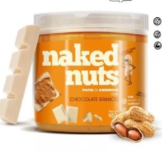 Naked Nuts Pasta De Amendoim Com Chocolate Branco 450g