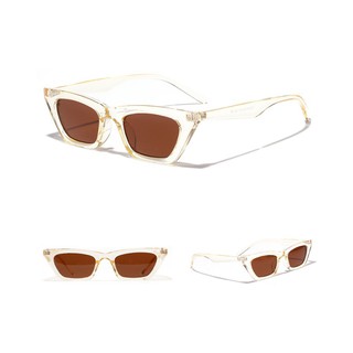 Fashion Classic Retro Color Square Border Jelly Color Clear Simple Personality Sunglasses (4)
