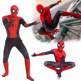 Movie Peter Parker Adult Kids Spider Man Far From Home Cos Costume Spiderman Bodysuit