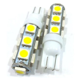 1x lampada T10 13 leds pingo luz W5w torre luz branca (4)