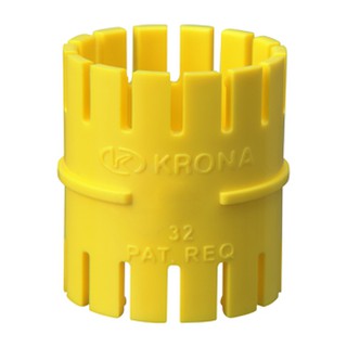 Luva Pressão Para Conduite Corrugado pvc Amarela KRONA 20mm, 25 mm ou 32 mm