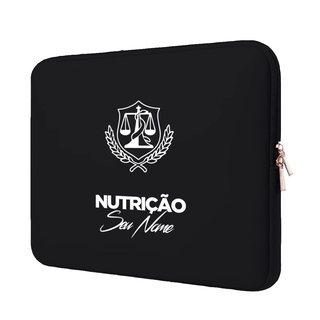 Capa Case Pasta Maleta Notebook Macbook Personalizada Neoprene 15.6/14.1/13.3/12.1/11.6/17.3/10.1 Nutrição 1