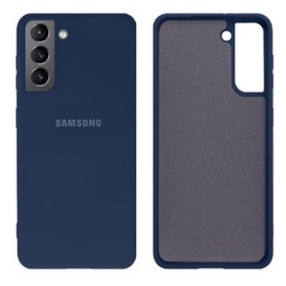 Capinha Case Silicone Original Samsung Galaxy S21 Aveludada Com Logo.