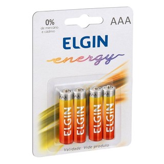 Pilha AA Comum Zinco Energy Elgin x 4 Unidades