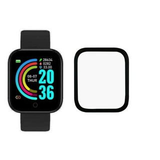 Película Protetora Gel Para Relógio Smartwatch D20 Y68 40mm (Primeira Versão) (1)