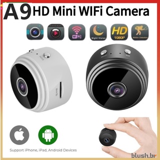 A9 Mini câmera espiã WiFi 1080P Visão noturna