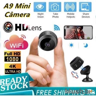 A9 Mini Câmera Hd 1080 P Sem Fio Wifi Ip Versão Noite Câmera Micro Câmera De Voz Gravador De Alexa