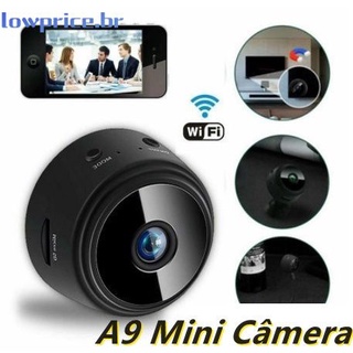 Micro Câmera Mini A9 espiã 100 % Original Câmera Sem Fio Wi-Fi IP Monitor De Rede Cam HD 1080P LOW.BR