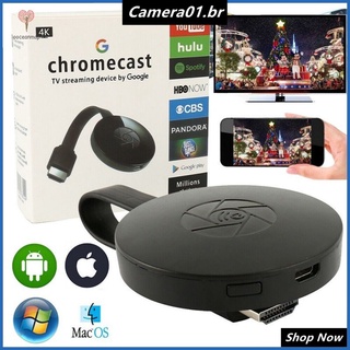 Chromecast G2 TV streaming Sem Fio HDMI Adaptador For TV (1)