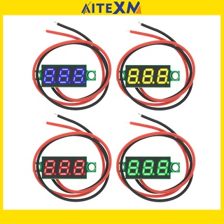 Medidor Digital De Voltagem Verificador De Tela Vermelha/Azul/Amarelo/Verde 2,5v-40V