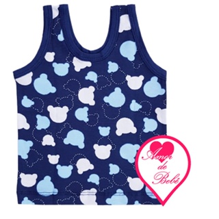 Regata Bebê Menino – Camiseta Estampada para Bebê 100% Algodão masculino – Tamanho P M G (5)