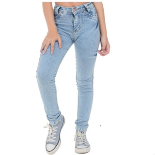 Calça Jeans Infantil Feminina Rasgada Cintura Alta Destroyed (7)