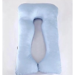 Travesseiro De Corpo Gestante Gravida 100% Algodão Azul (3)