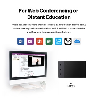 Tablet Huion H420 USB/Mesa Digitalizadora c/ Caneta sem Fio (4)