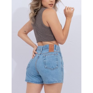 Shorts Jeans Feminino Cintura Alta (3)