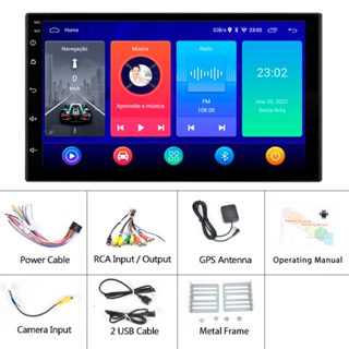 Multimidia Android 7 Pol 2 GB de Ram Universal GPS Wifi Bluetooth (9)