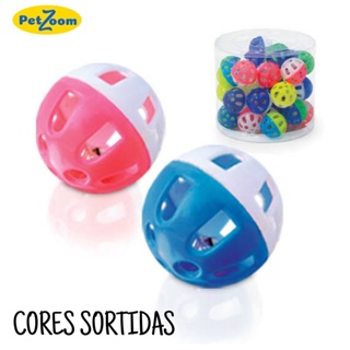 2 un Bola Bolinha com Sinos Coloridos de Brinquedo para Gato de Estimação Pet / Brinquedo Interativo (5)